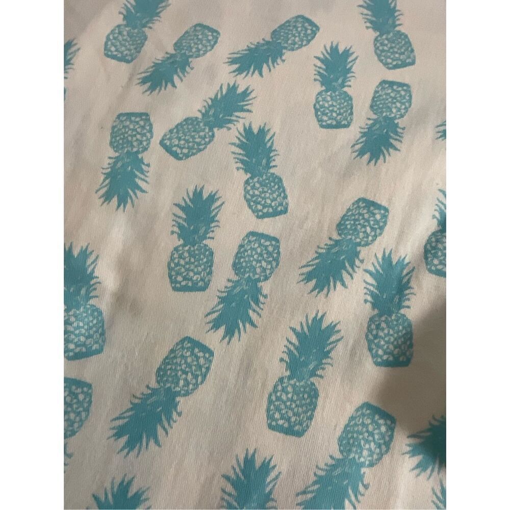 CORAL BAY Women’s 3X Drawstring Capris with Pineapple Print - Picture 2 of 6